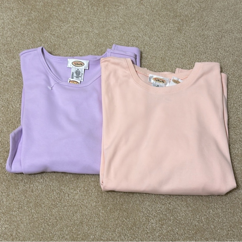 Two Talbots T-shirts - Cotton Pastels